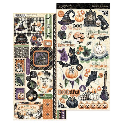 Graphic 45 PRE-ORDER BOOtiful Greetings Sticker Set (4503305)