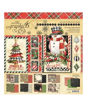 Graphic 45 PRE-ORDER Merry-ful Greetings 12x12 Inch Collection Pack (4503285) Graphic 45 PRE-ORDER Merry-ful Greetings 12x12 Inch Collection Pack (4503285)
