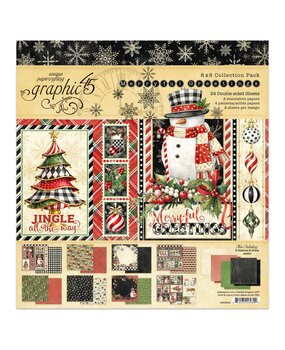 Graphic 45 PRE-ORDER Merry-ful Greetings 8x8 Inch Collection Pack (4503284) Graphic 45 PRE-ORDER Merry-ful Greetings 8x8 Inch Collection Pack (4503284)