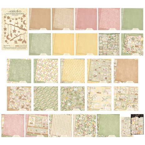Graphic 45 PRE-ORDER Little One 12x12 Inch Keepsake Kit with Exclusive Metal Die-Set (4503319)