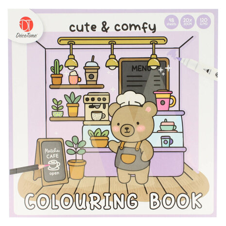 DécoTime Cute & Comfy Coloring Matcha Cafe (3214289) DécoTime Cute & Comfy Coloring Matcha Cafe (3214289)