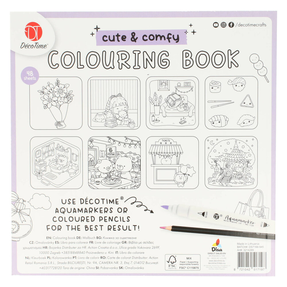 DécoTime Cute & Comfy Coloring Matcha Cafe (3214289) DécoTime Cute & Comfy Coloring Matcha Cafe (3214289)