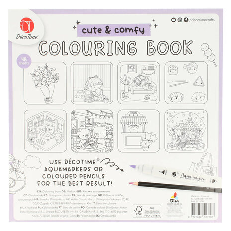 DécoTime Cute & Comfy Coloring Matcha Cafe (3214289) DécoTime Cute & Comfy Coloring Matcha Cafe (3214289)