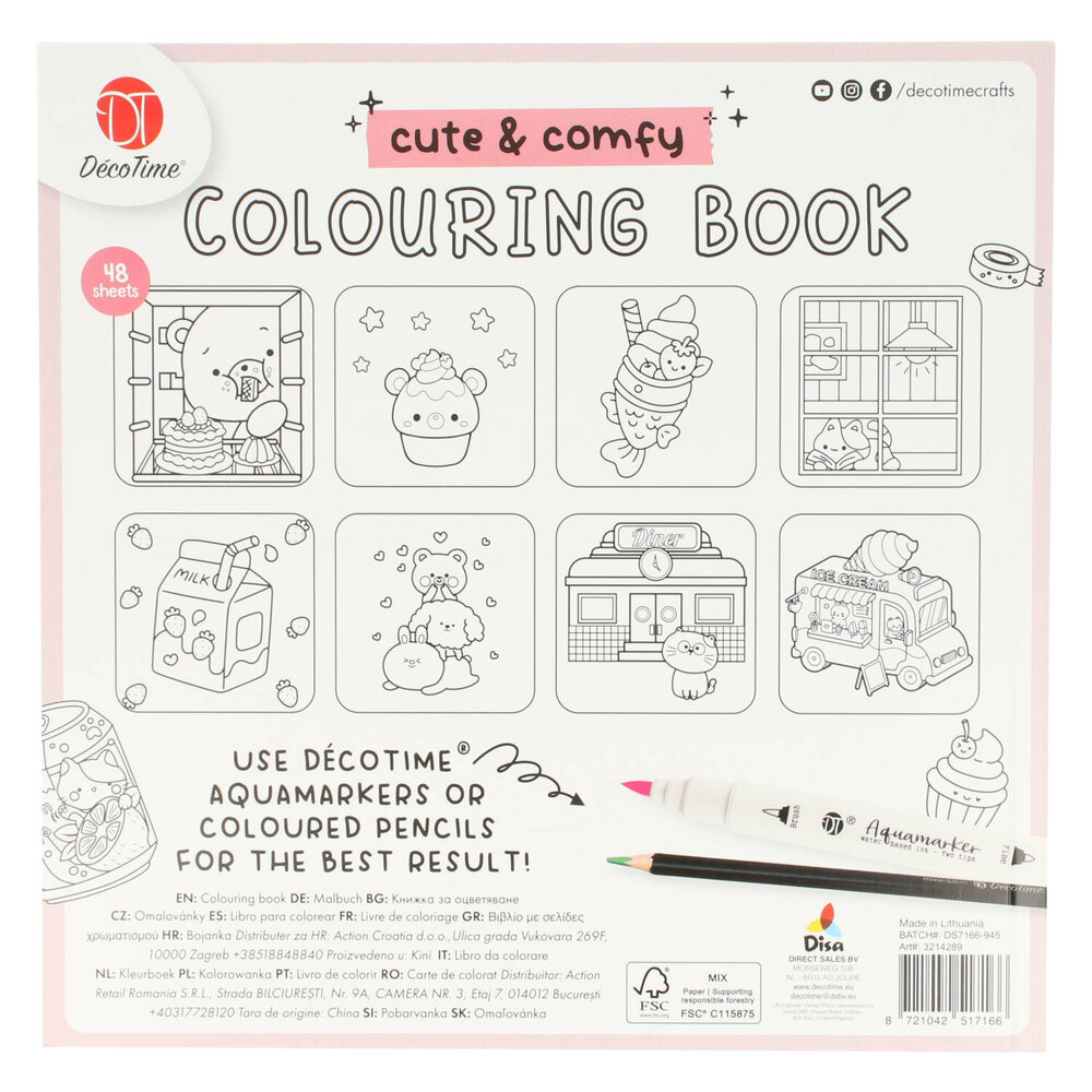 DécoTime Cute & Comfy Coloring Bakery (3214289) DécoTime Cute & Comfy Coloring Bakery (3214289)