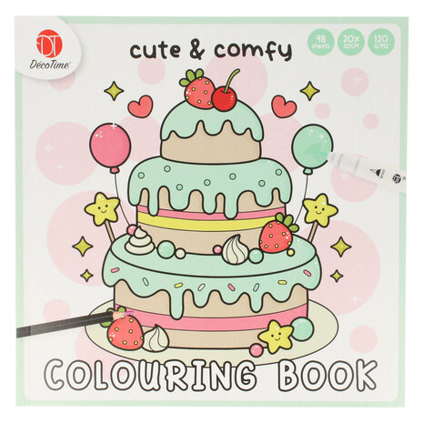 DécoTime Cute & Comfy Coloring Birthday Cake (3214289) DécoTime Cute & Comfy Coloring Birthday Cake (3214289)