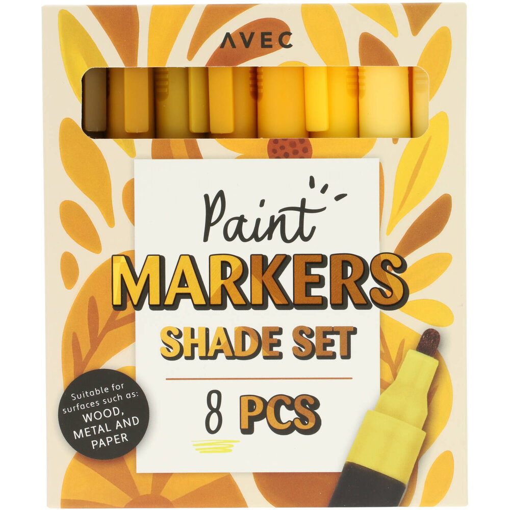 AVEC Yellow Paint Markers Shade Set (3222010) AVEC Yellow Paint Markers Shade Set (3222010)