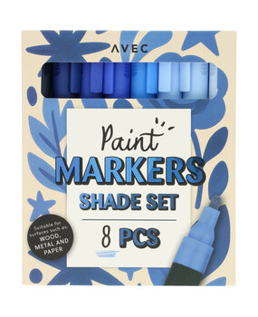 AVEC Blue Paint Markers Shade Set (3222010) AVEC Blue Paint Markers Shade Set (3222010)