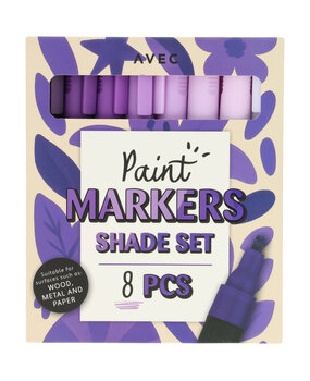 AVEC Purple Paint Markers Shade Set (3222010) AVEC Purple Paint Markers Shade Set (3222010)