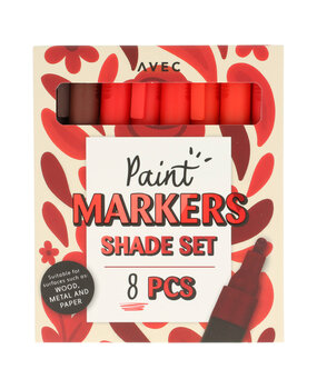 AVEC Red Paint Markers Shade Set (3222010) AVEC Red Paint Markers Shade Set (3222010)