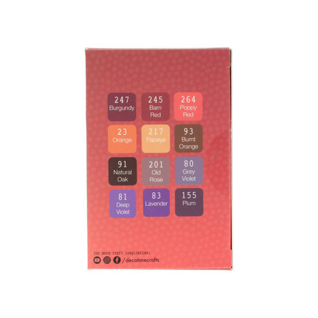 DécoTime 12 Alcohol Markers Barn Red (3005439) DécoTime 12 Alcohol Markers Barn Red (3005439)