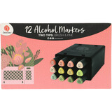 DécoTime 12 Alcohol Markers French Raspberry (3005439)
