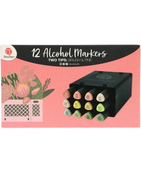 DécoTime 12 Alcohol Markers French Raspberry (3005439) DécoTime 12 Alcohol Markers French Raspberry (3005439)
