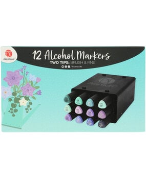 DécoTime 12 Alcohol Markers Bright Mint (3005439) DécoTime 12 Alcohol Markers Bright Mint (3005439)