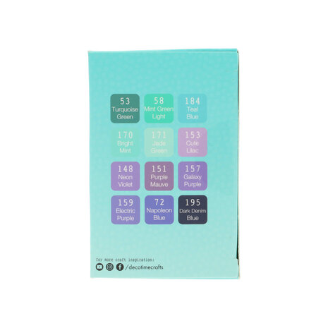 DécoTime Secret Garden WAVE Alcohol Markers (3005439)