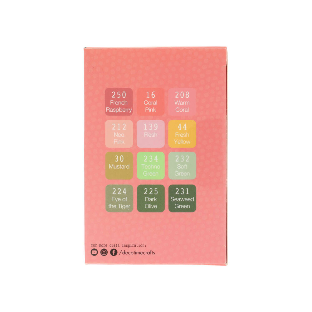 DécoTime Secret Garden WAVE Alcohol Markers (3005439)
