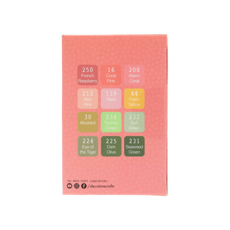 DécoTime Secret Garden WAVE Alcohol Markers (3005439)
