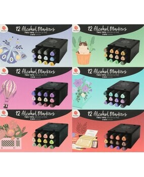 DécoTime Secret Garden WAVE Alcohol Markers (3005439)