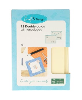 Craft & Design Cards & Envelopes A6 Creme (3207167) Craft & Design Cards & Envelopes A6 Creme (3207167)