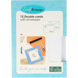 Craft & Design Cards & Envelopes A6 Snow White (3207167)