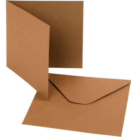 Craft & Design Cards & Envelopes 13x13cm Kraft (3207167) Craft & Design Cards & Envelopes 13x13cm Kraft (3207167)