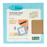 Craft & Design Cards & Envelopes 13x13cm Kraft (3207167)
