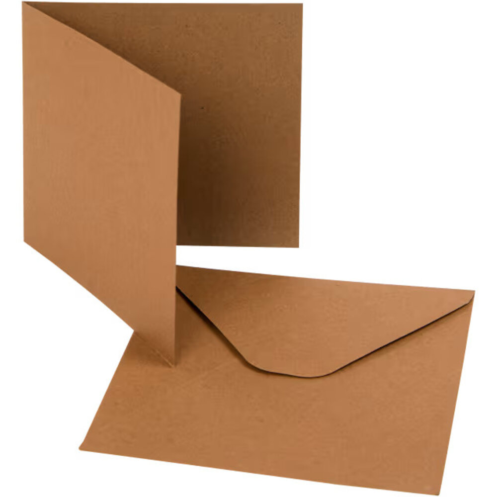 Craft & Design Cards & Envelopes 15x15cm Kraft (3207167) Craft & Design Cards & Envelopes 15x15cm Kraft (3207167)