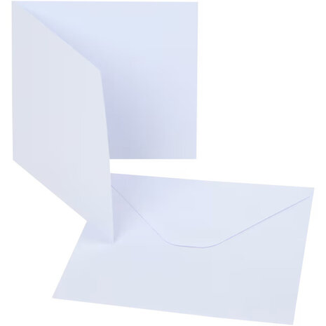 Craft & Design Cards & Envelopes 15x15cm Snow White (3207167) Craft & Design Cards & Envelopes 15x15cm Snow White (3207167)