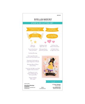 Spellbinders PRE-ORDER Bibi's Little Blessings Everyday Blessings & Banners Stamp & Die Set (SDS-230) Spellbinders PRE-ORDER Bibi's Little Blessings Everyday Blessings & Banners Stamp & Die Set (SDS-230)