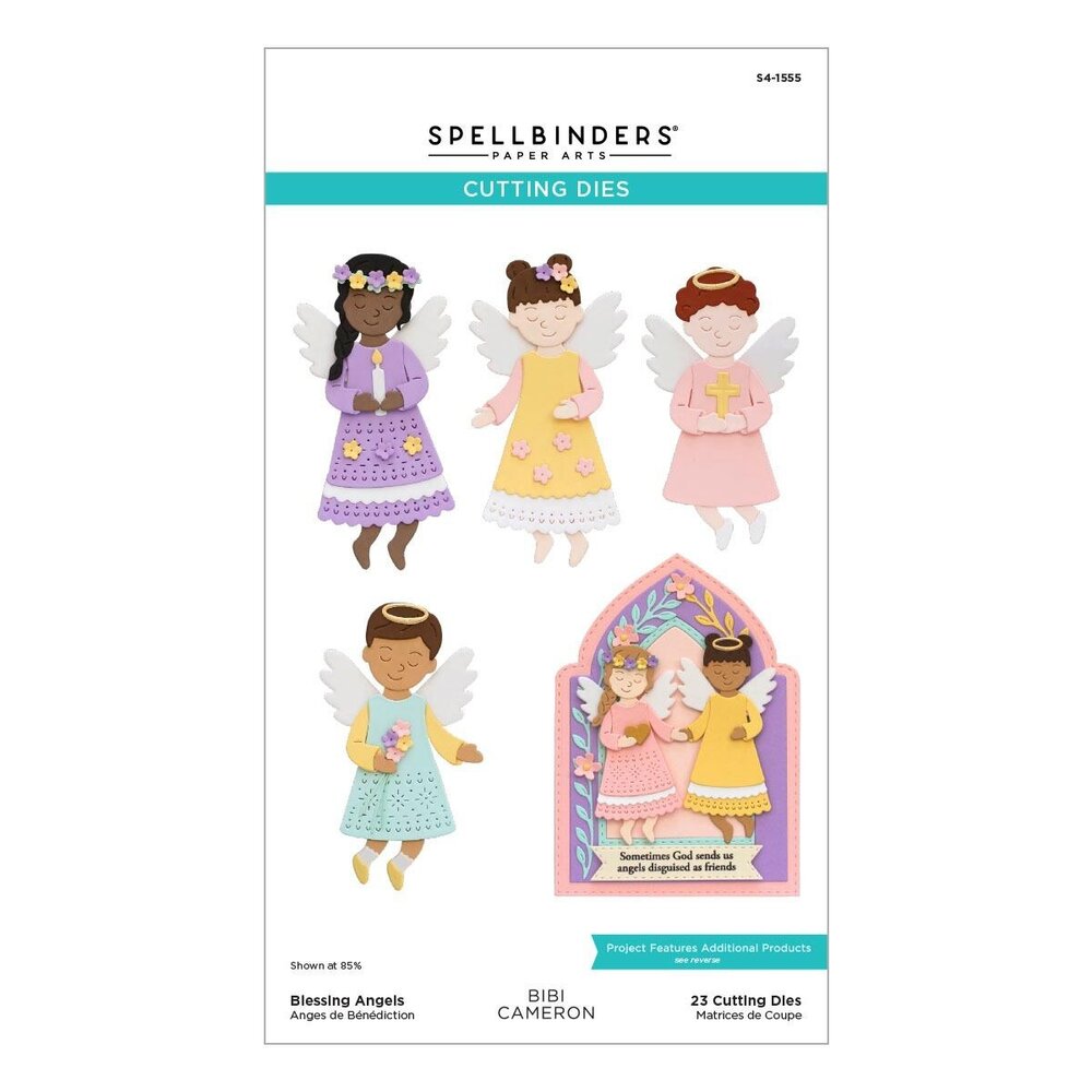 Spellbinders PRE-ORDER Bibi's Little Blessings Blessing Angels Dies (S4-1555) Spellbinders PRE-ORDER Bibi's Little Blessings Blessing Angels Dies (S4-1555)