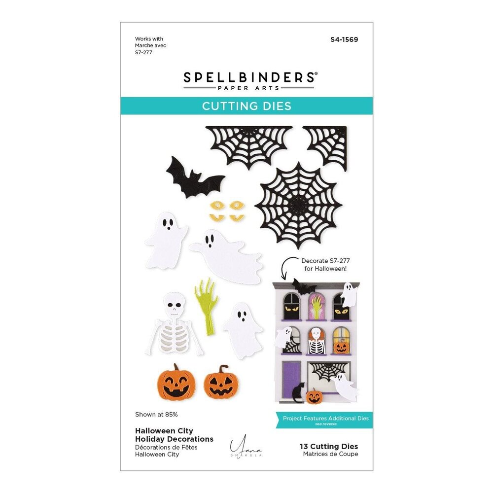 Spellbinders PRE-ORDER Halloween City Holiday Decorations Dies (S4-1569) Spellbinders PRE-ORDER Halloween City Holiday Decorations Dies (S4-1569)