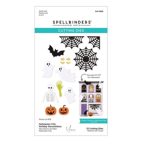 Spellbinders PRE-ORDER Halloween City Holiday Decorations Dies (S4-1569) Spellbinders PRE-ORDER Halloween City Holiday Decorations Dies (S4-1569)