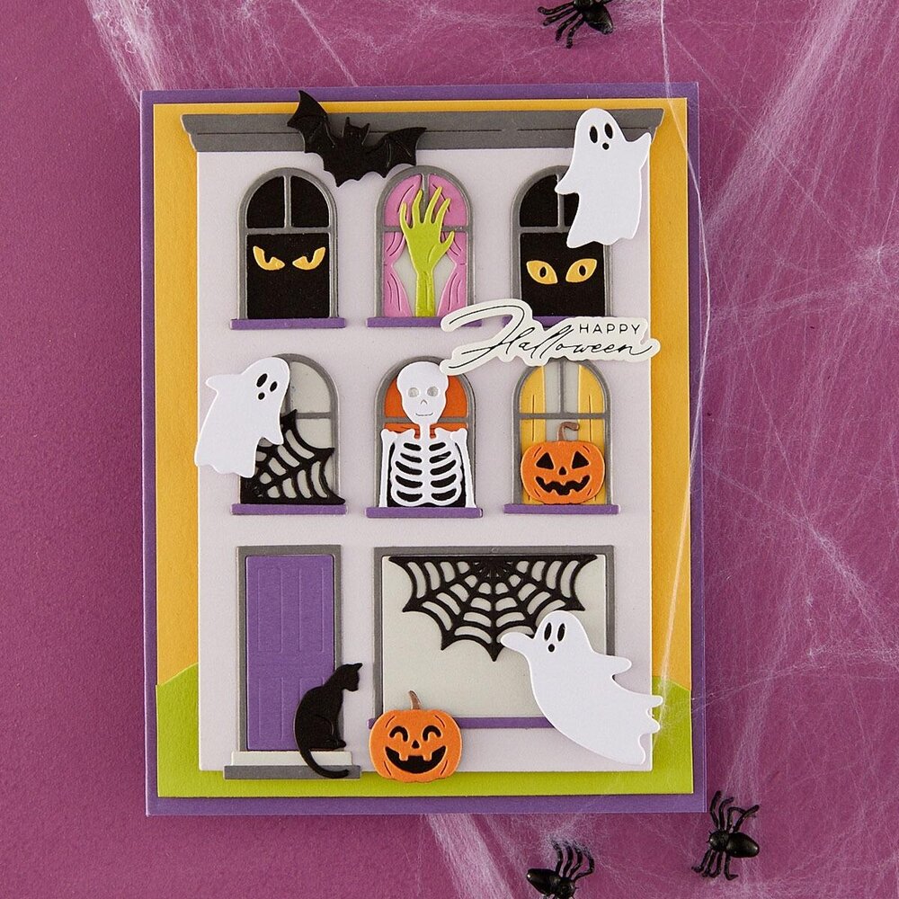 Spellbinders PRE-ORDER Halloween City Holiday Decorations Dies (S4-1569) Spellbinders PRE-ORDER Halloween City Holiday Decorations Dies (S4-1569)