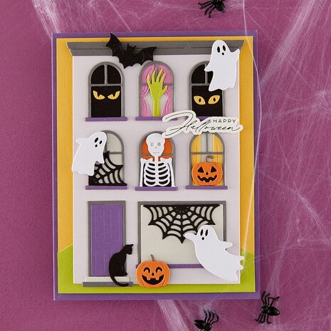 Spellbinders PRE-ORDER Halloween City Holiday Decorations Dies (S4-1569) Spellbinders PRE-ORDER Halloween City Holiday Decorations Dies (S4-1569)