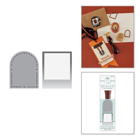 Spellbinders PRE-ORDER Simply Halloween 3D Photo & Floral Arch Frames 3D Wax Seal Stamp (WS3D-018) Spellbinders PRE-ORDER Simply Halloween 3D Photo & Floral Arch Frames 3D Wax Seal Stamp (WS3D-018)