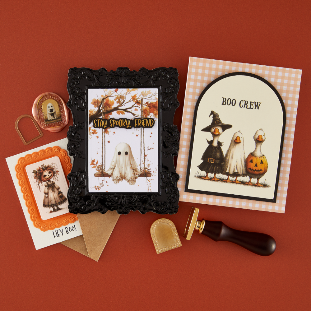 Spellbinders PRE-ORDER Simply Halloween 3D Photo & Floral Arch Frames 3D Wax Seal Stamp (WS3D-018) Spellbinders PRE-ORDER Simply Halloween 3D Photo & Floral Arch Frames 3D Wax Seal Stamp (WS3D-018)