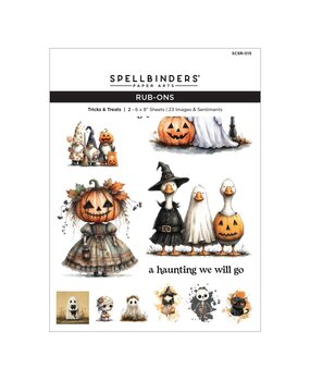 Spellbinders PRE-ORDER Simply Halloween Rub-Ons Tricks & Treats (SCSR-015) Spellbinders PRE-ORDER Simply Halloween Rub-Ons Tricks & Treats (SCSR-015)