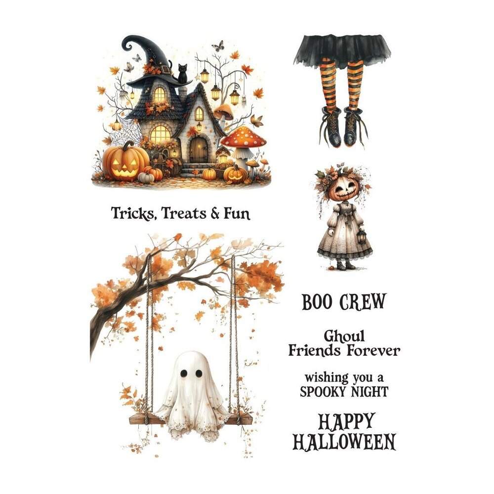 Spellbinders PRE-ORDER Simply Halloween Rub-Ons Tricks & Treats (SCSR-015) Spellbinders PRE-ORDER Simply Halloween Rub-Ons Tricks & Treats (SCSR-015)