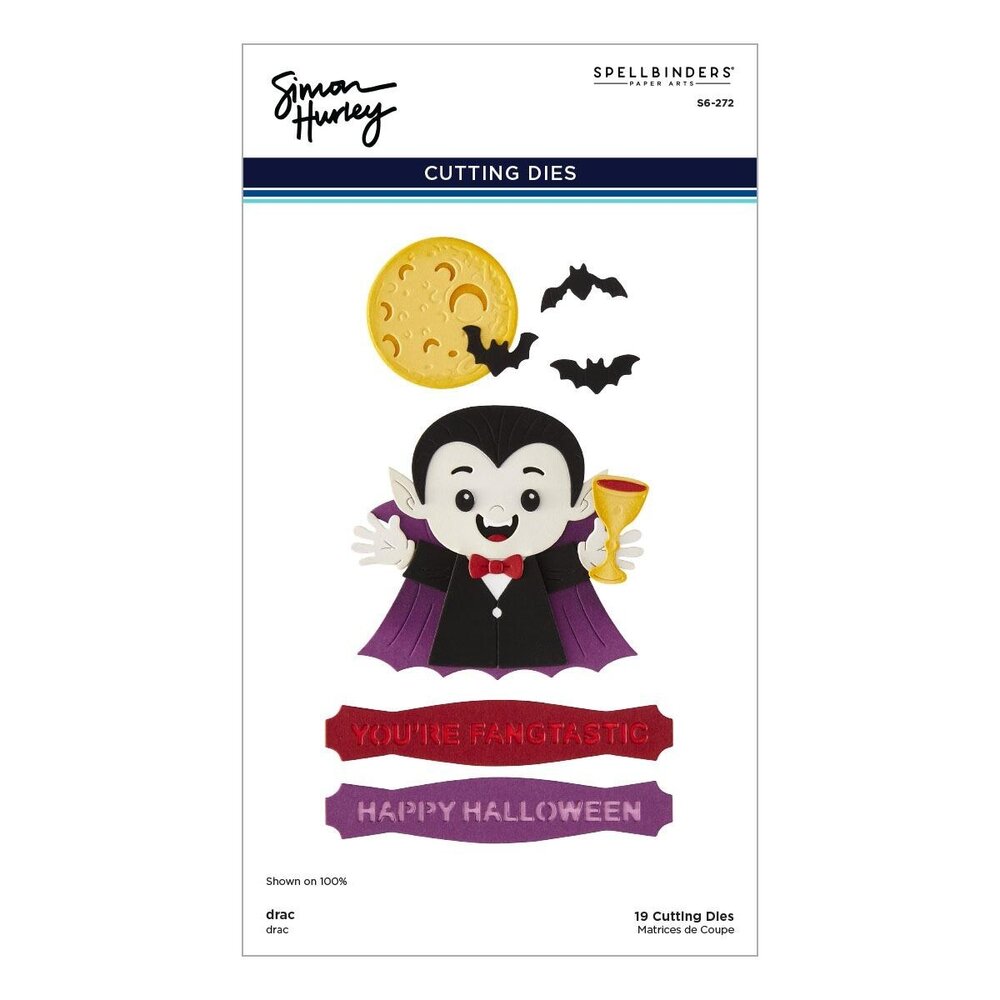 Spellbinders PRE-ORDER Halloween Hugs Drac Dies (S6-272) Spellbinders PRE-ORDER Halloween Hugs Drac Dies (S6-272)