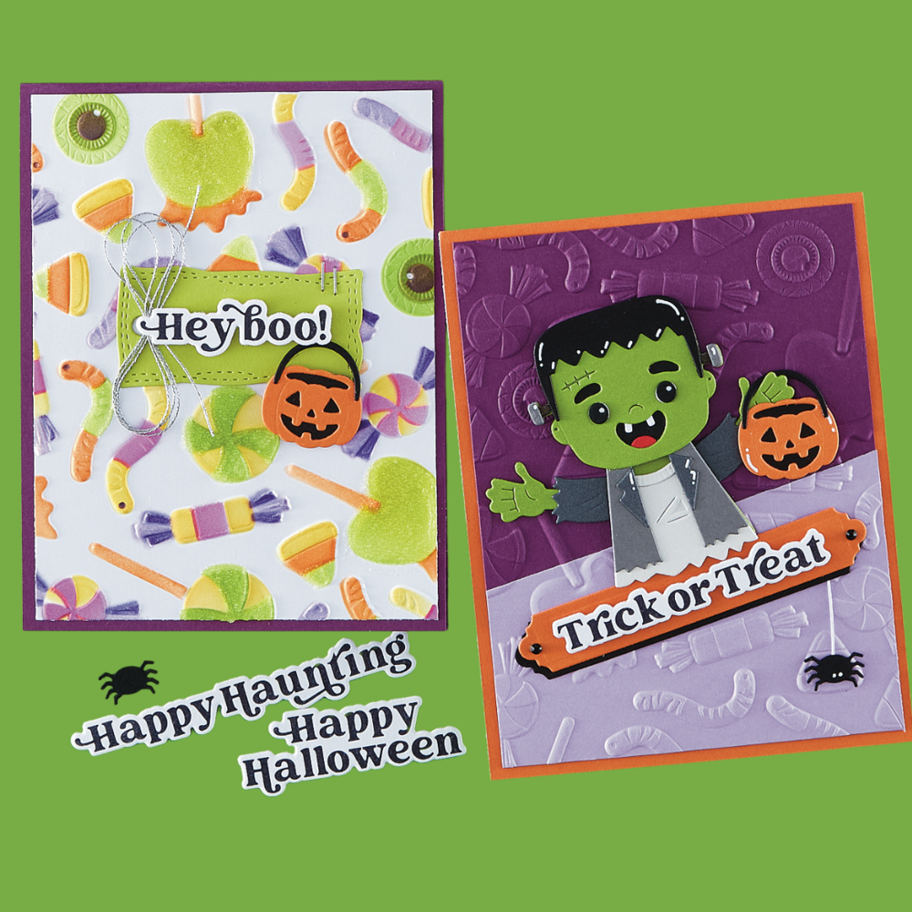 Spellbinders PRE-ORDER Halloween Hugs Spooky Sentiments Press Plate & Die Set (BP-387) Spellbinders PRE-ORDER Halloween Hugs Spooky Sentiments Press Plate & Die Set (BP-387)