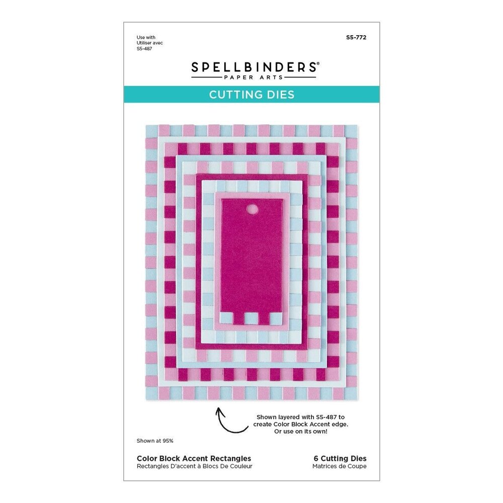Spellbinders PRE-ORDER Midnight Mischief Color Block Accent Rectangles Dies (S5-772) Spellbinders PRE-ORDER Midnight Mischief Color Block Accent Rectangles Dies (S5-772)