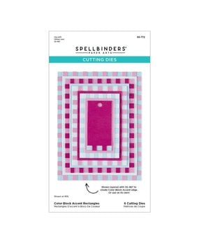 Spellbinders Midnight Mischief Color Block Accent Rectangles Dies (S5-772)