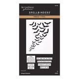 Spellbinders PRE-ORDER Midnight Mischief Winged Shadows Press Plate & Die Set (BP-385)