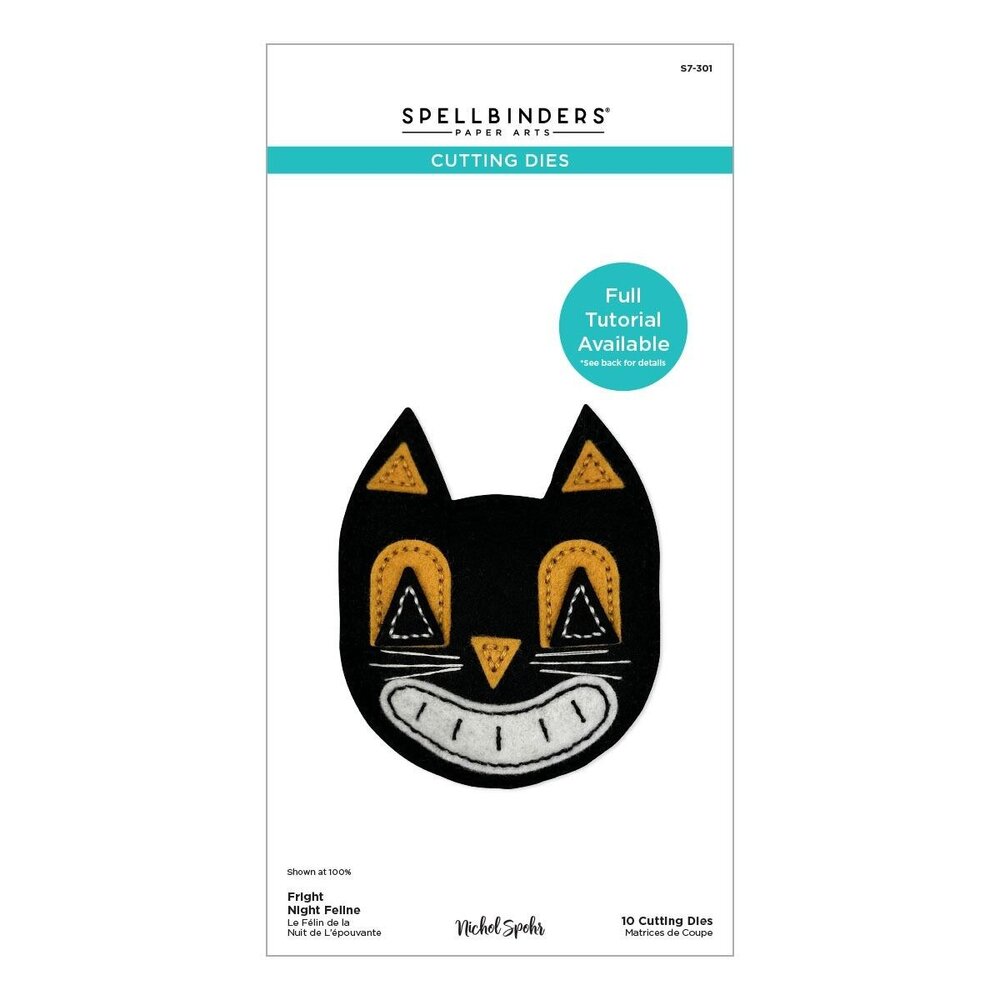 Spellbinders PRE-ORDER Halloween Felt Stitch & Create Fright Night Feline Dies (S7-301) Spellbinders PRE-ORDER Halloween Felt Stitch & Create Fright Night Feline Dies (S7-301)