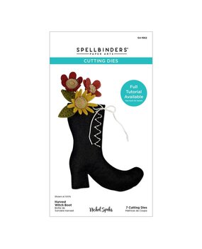 Spellbinders PRE-ORDER Halloween Felt Stitch & Create Harvest Witch Boot Dies (S4-1562)