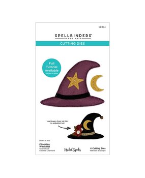 Spellbinders PRE-ORDER Halloween Felt Stitch & Create Charming Witch Hat Dies (S4-1564)