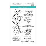 Spellbinders PRE-ORDER Mugs & Kisses Sentiments Clear Stamp Set (STP-260)