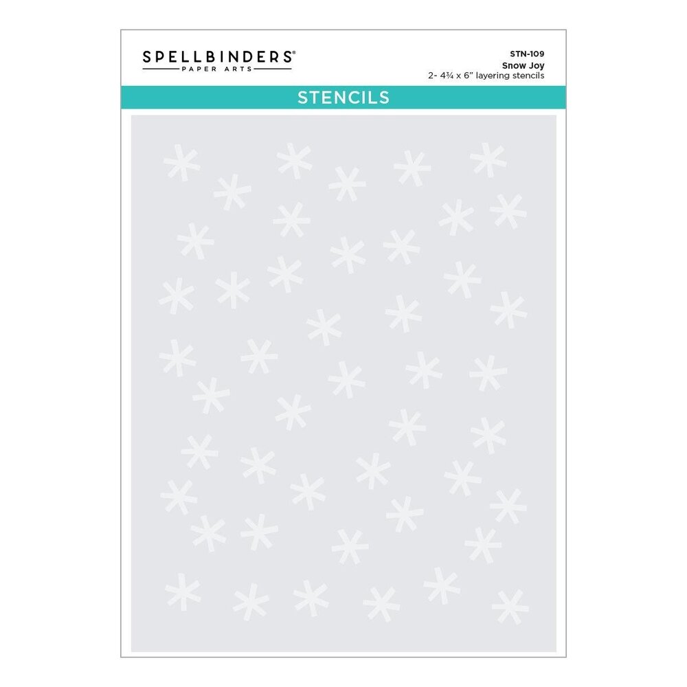 Spellbinders PRE-ORDER Mugs & Kisses Snow Joy Stencil (STN-109) Spellbinders PRE-ORDER Mugs & Kisses Snow Joy Stencil (STN-109)