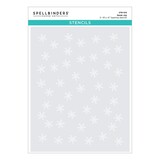 Spellbinders PRE-ORDER Mugs & Kisses Snow Joy Stencil (STN-109)