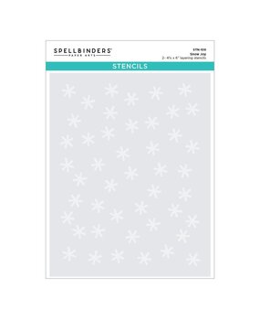 Spellbinders PRE-ORDER Mugs & Kisses Snow Joy Stencil (STN-109)