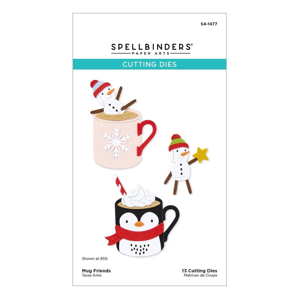 Spellbinders PRE-ORDER Mugs & Kisses Mug Friends Dies (S4-1477) Spellbinders PRE-ORDER Mugs & Kisses Mug Friends Dies (S4-1477)